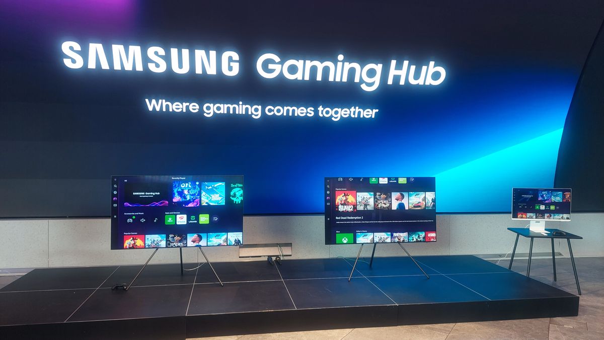 We went hands-on with the new Samsung Gaming Hub